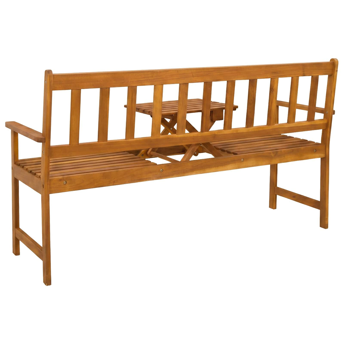 vidaXL ławka ogrodowa 158 x 55 x 89 cm Lite Drewno Akacji naturalny