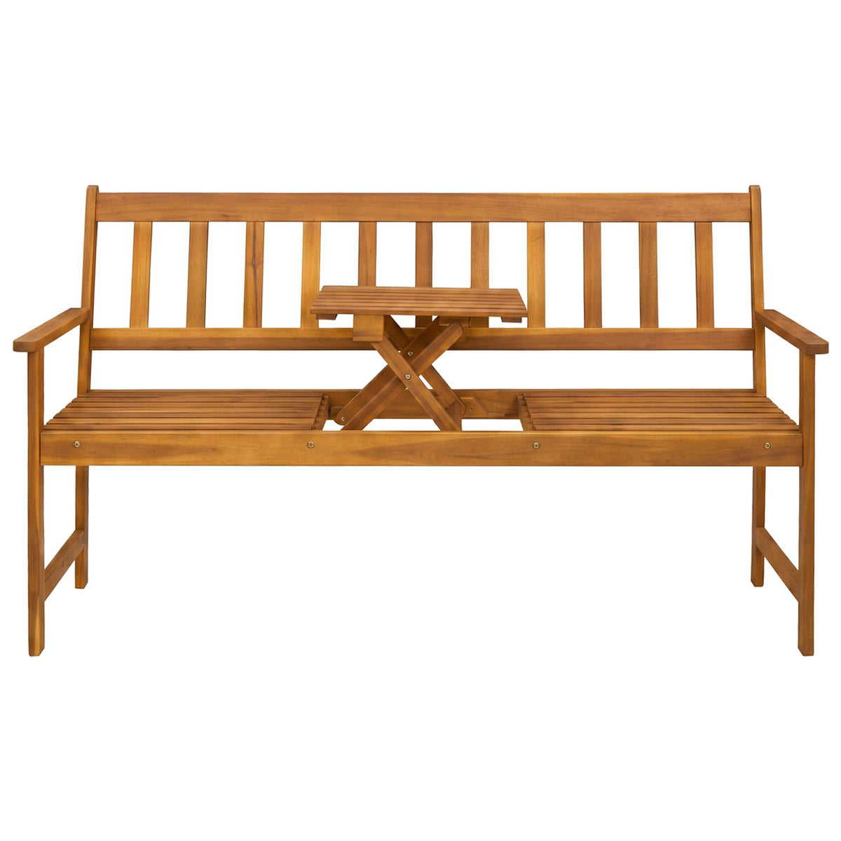 vidaXL ławka ogrodowa 158 x 55 x 89 cm Lite Drewno Akacji naturalny
