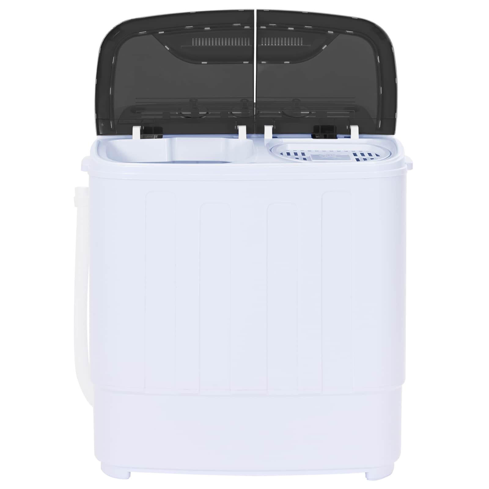 vidaXL Mini pralka z podwójnym bębnem 3,6 kg Czarny i Biały