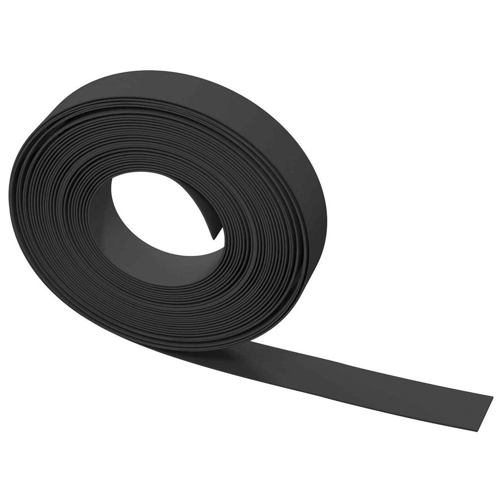 vidaXL Obrzeża ogrodowe 25 m 10 cm PE Czarny