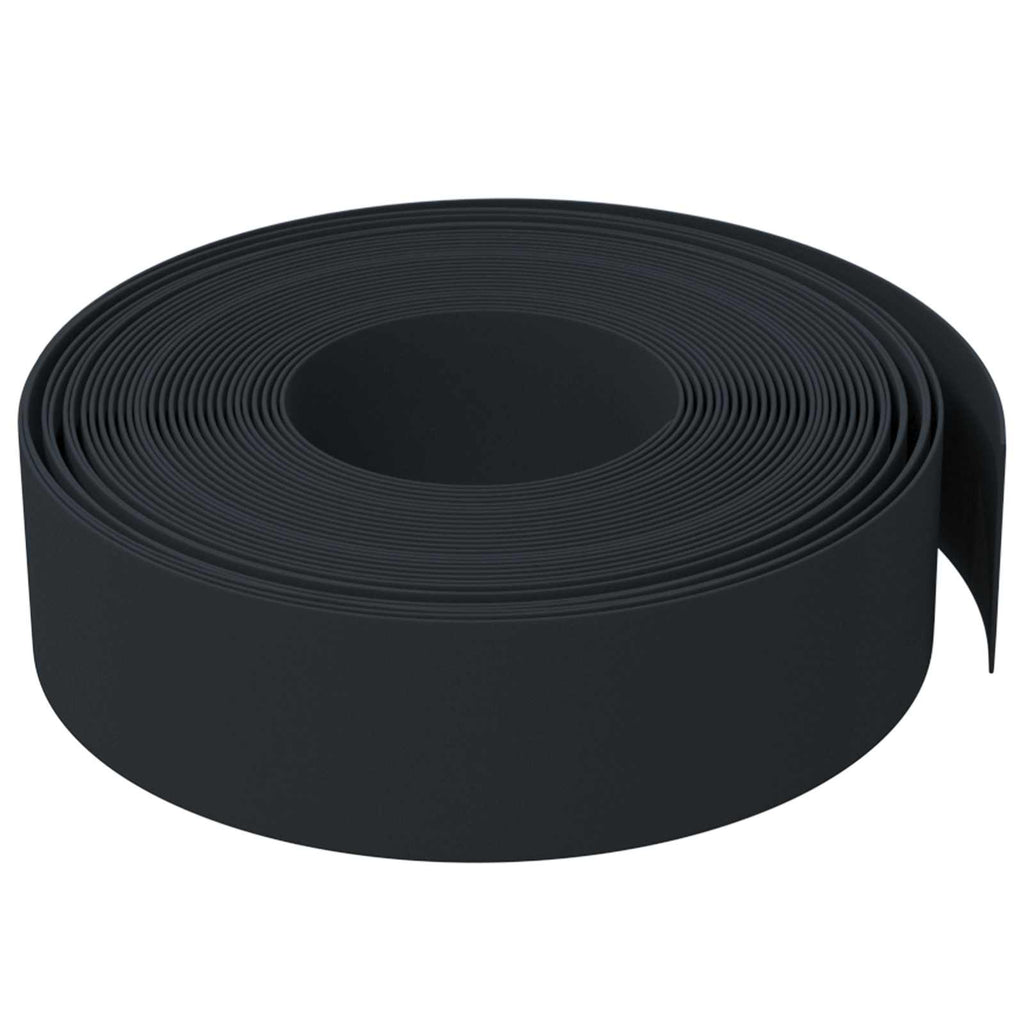 vidaXL Obrzeża ogrodowe 25 m 15 cm PE Czarny