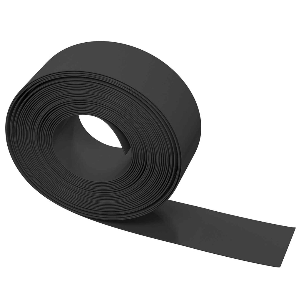 vidaXL Obrzeża ogrodowe 25 m 20 cm PE Czarny