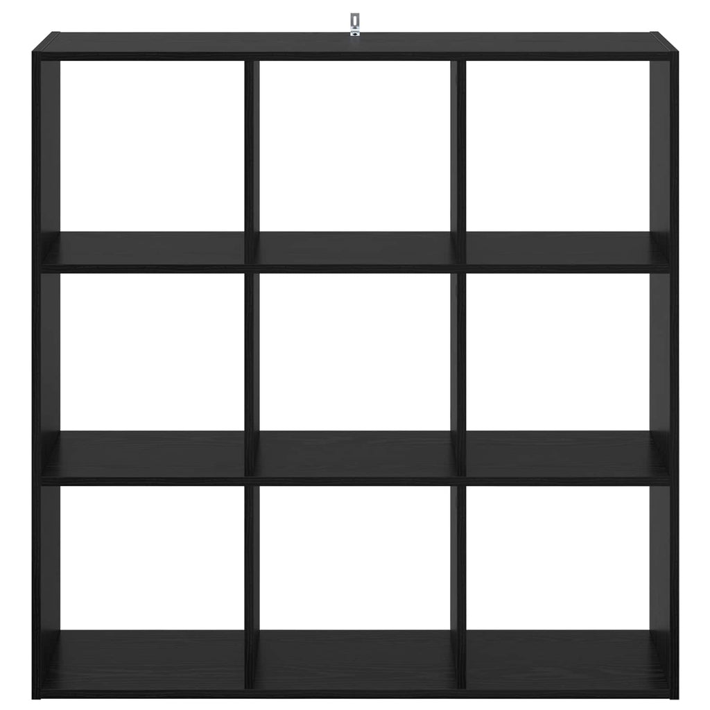 vidaXL Półka na książki Czarny dąb 102 x 32 x 102 cm