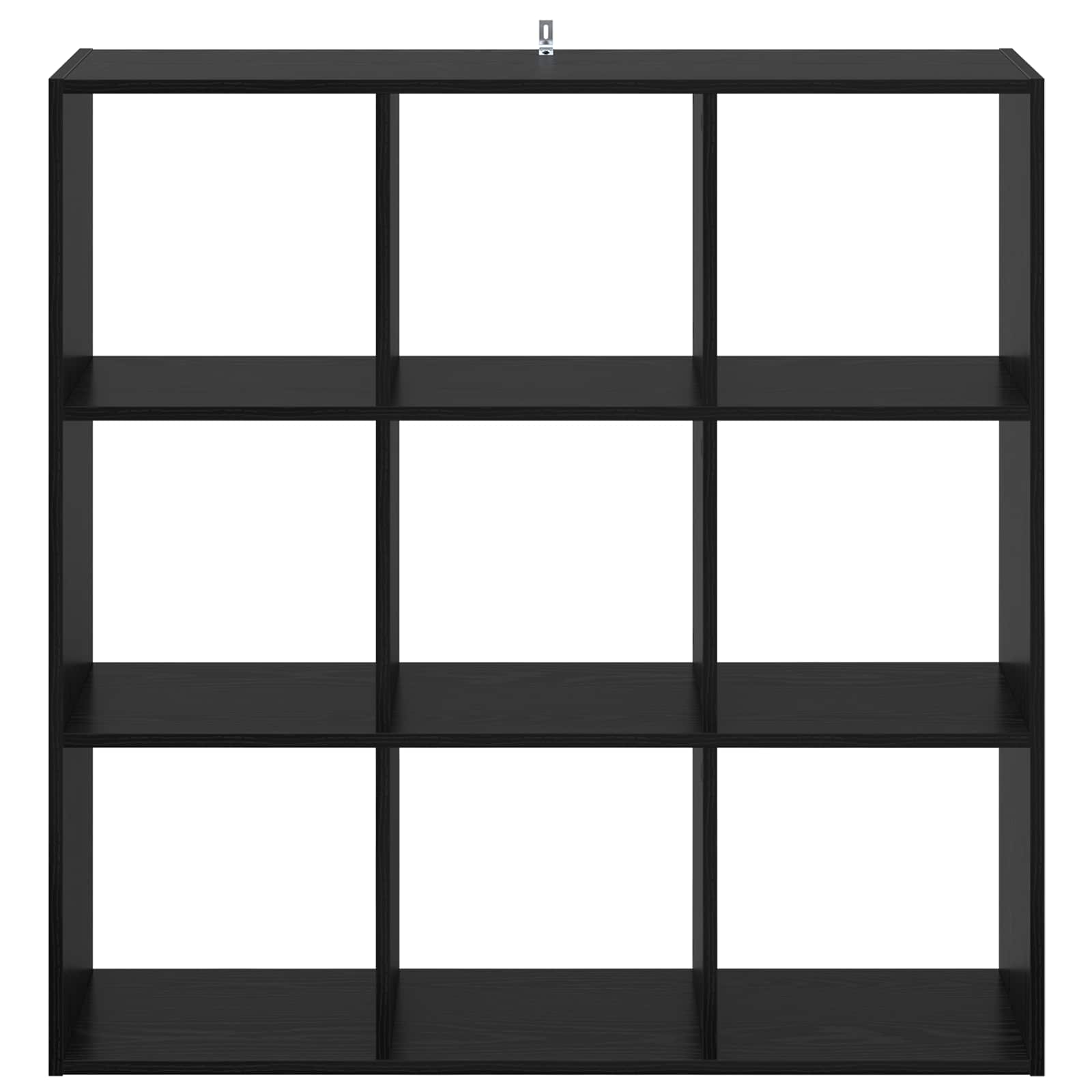 vidaXL Półka na książki Czarny dąb 102 x 32 x 102 cm