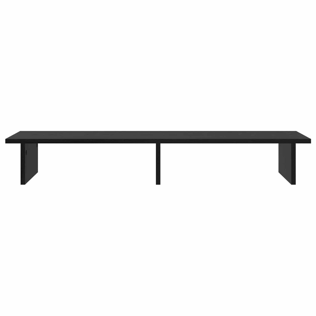 vidaXL Stojak na Monitor Czarny dąb 100 x 27 x 15 cm