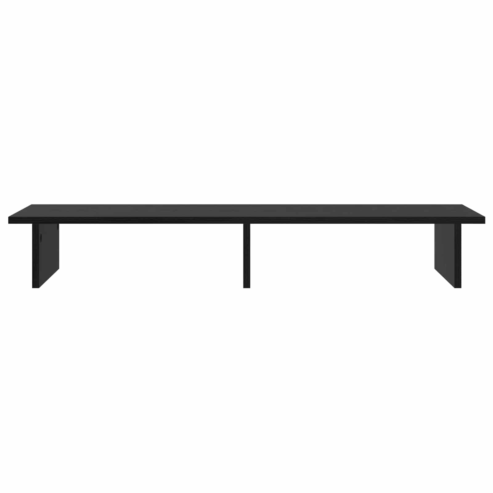vidaXL Stojak na Monitor Czarny dąb 100 x 27 x 15 cm