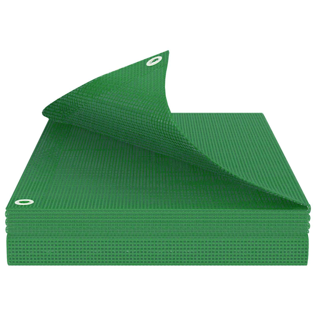 vidaXL Plandeka z oczkami zielony 6 x 12 m 140 gsm PE