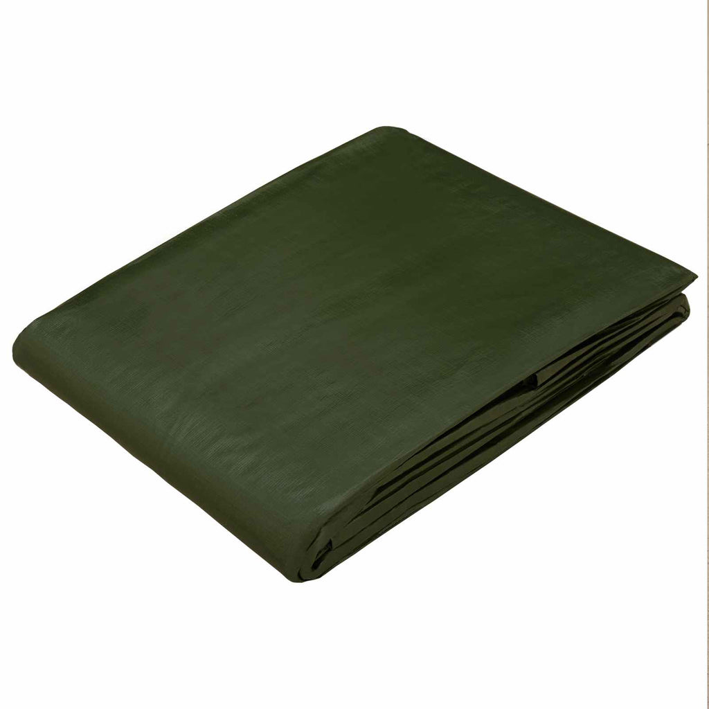 vidaXL Plandeka z oczkami zielony 3 x 3 m 180 gsm PE
