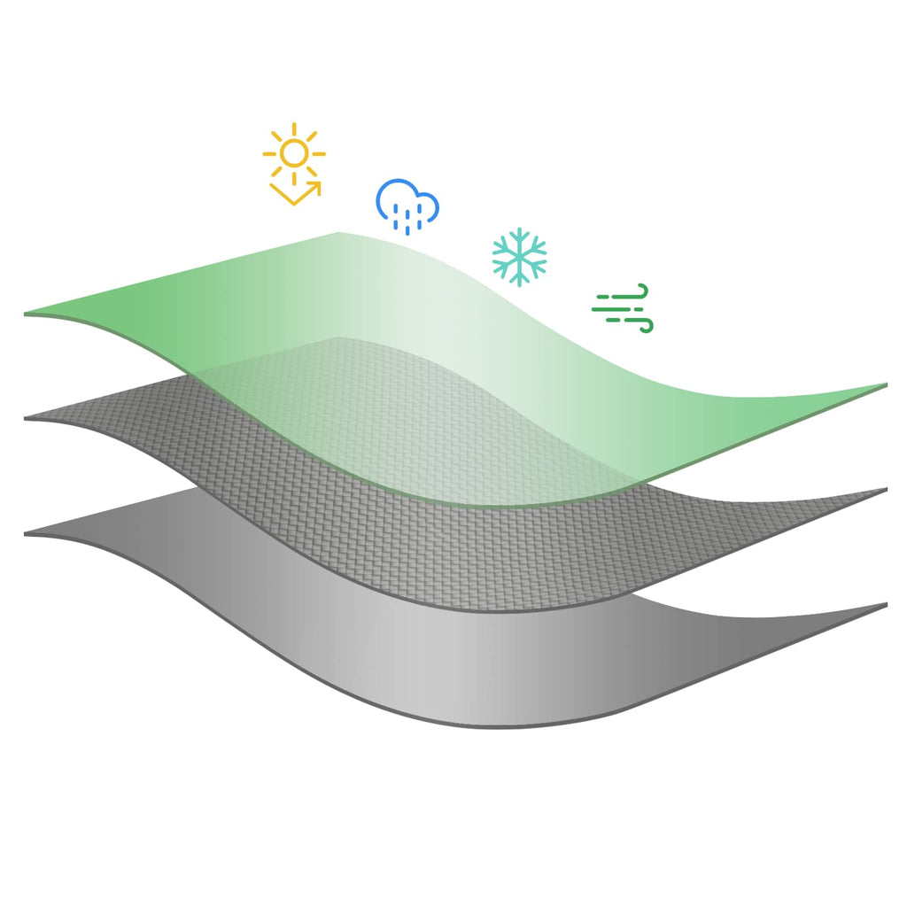 vidaXL Plandeka z oczkami zielony 6 x 12 m 180 gsm PE