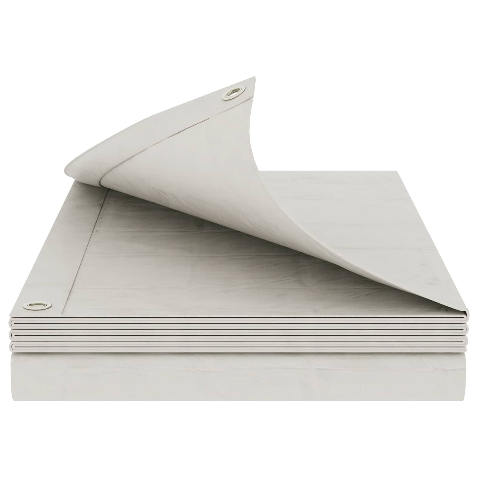 vidaXL Plandeka z oczkami Biały 3 x 4 m 90 g / m² PE