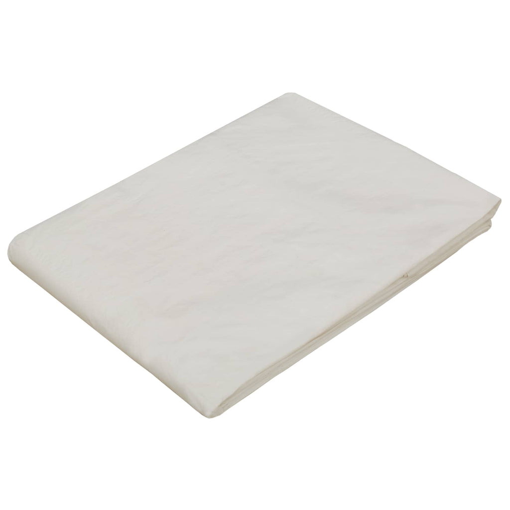 vidaXL Plandeka z oczkami Biały 4 x 4 m 90 gsm PE