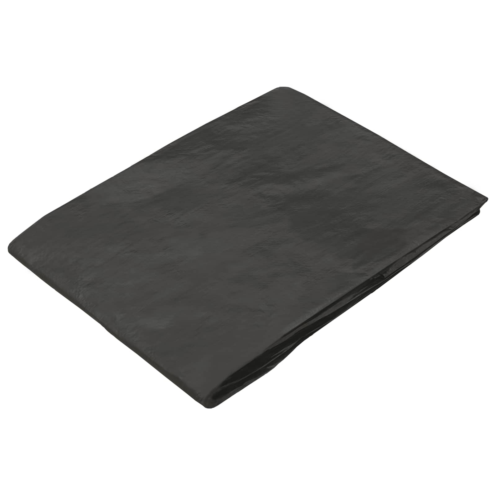 vidaXL Plandeka z oczkami Szary antracytowy 3 x 5 m 90 gsm PE