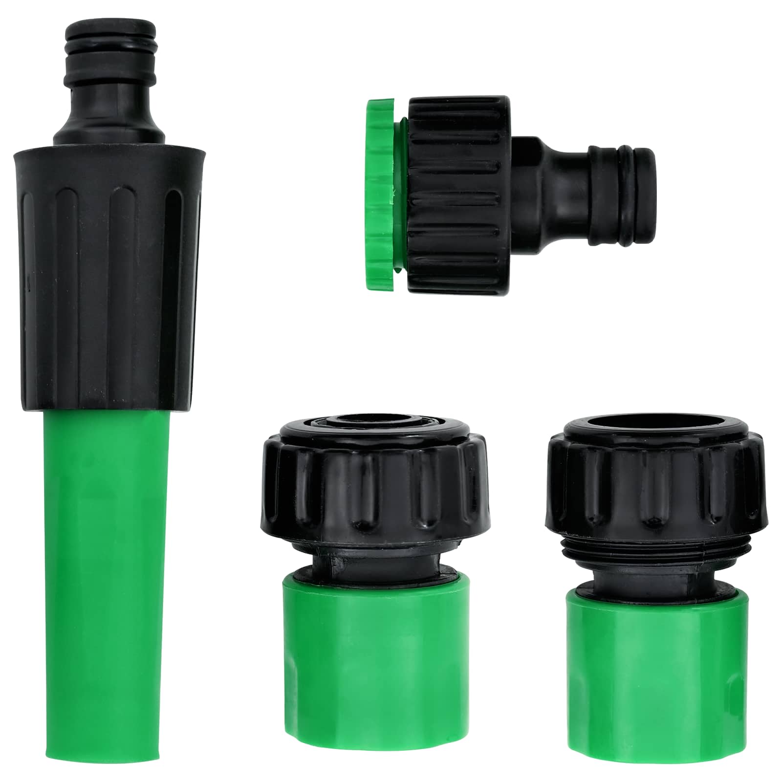 vidaXL Wąż ogrodowy 5-warstwowy Zielony i Żółty 1 / 2'' 100 m PVC