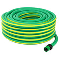 vidaXL Wąż ogrodowy 5-warstwowy Zielony i Żółty 3 / 4'' 10 m PVC