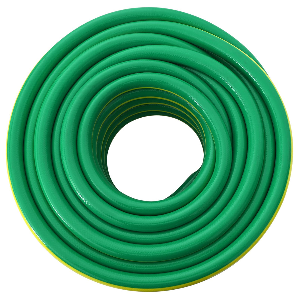 vidaXL Wąż ogrodowy 5-warstwowy Zielony i Żółty 3 / 4'' 10 m PVC