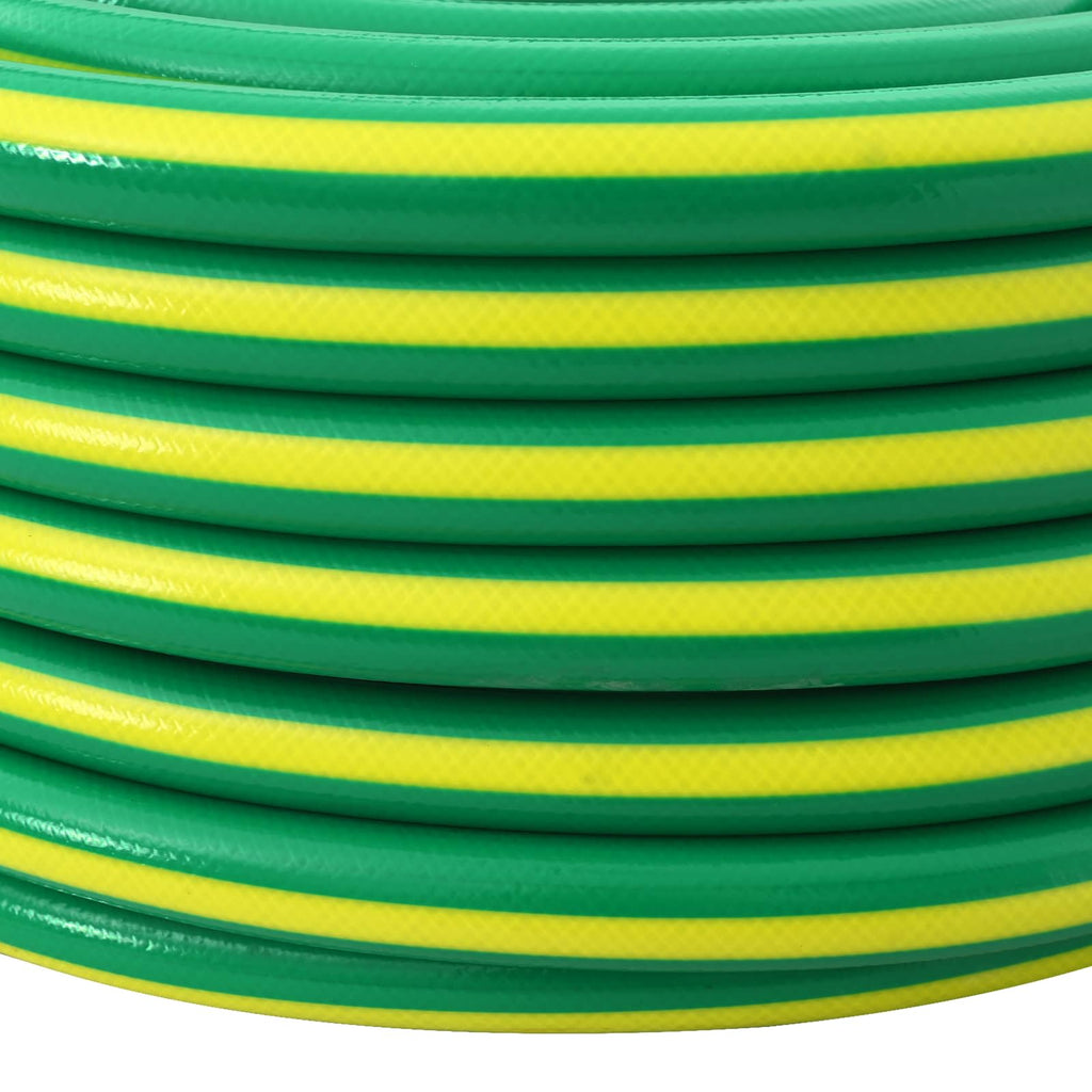 vidaXL Wąż ogrodowy 5-warstwowy Zielony i Żółty 3 / 4'' 20 m PVC
