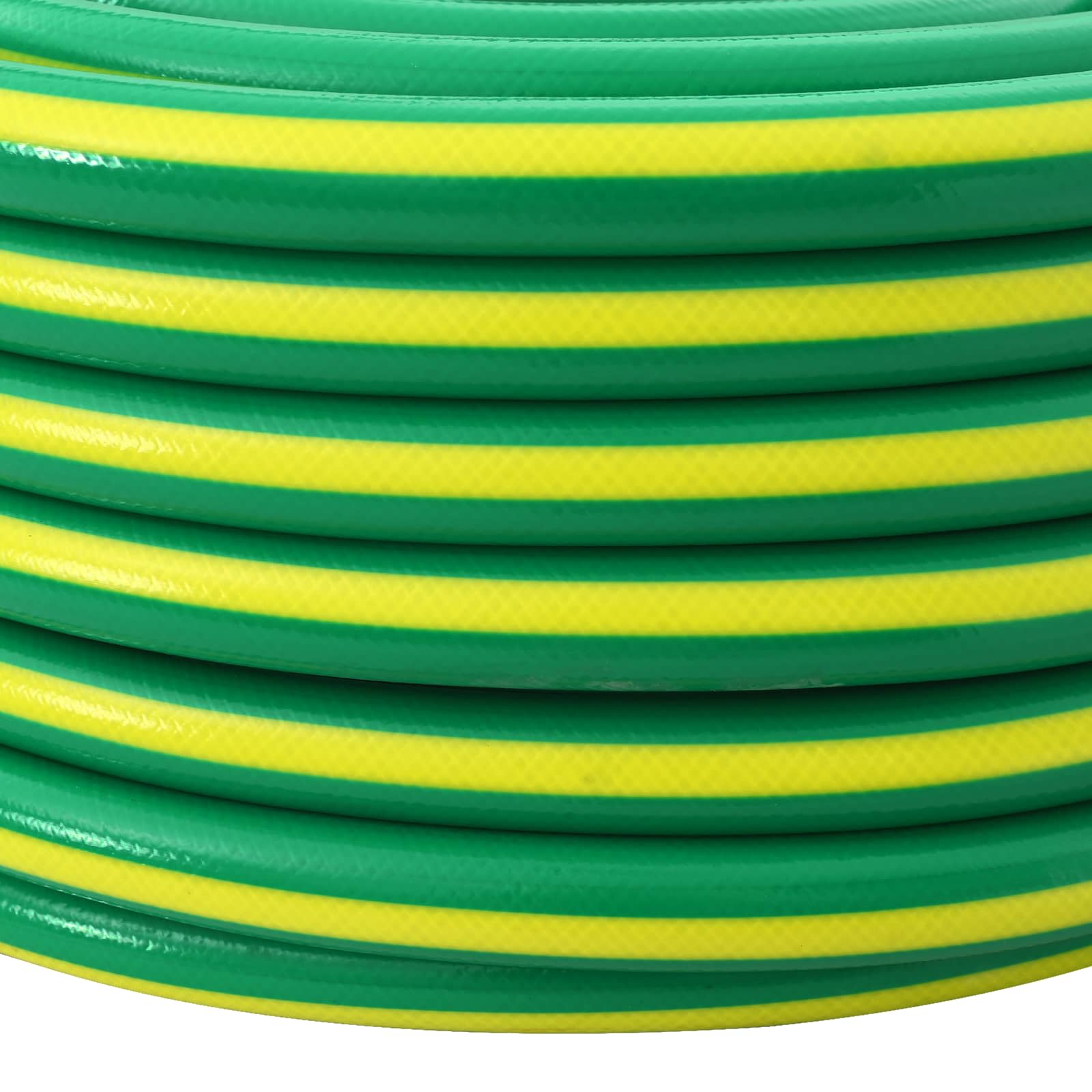 vidaXL Wąż ogrodowy 5-warstwowy Zielony i Żółty 3 / 4'' 30 m PVC