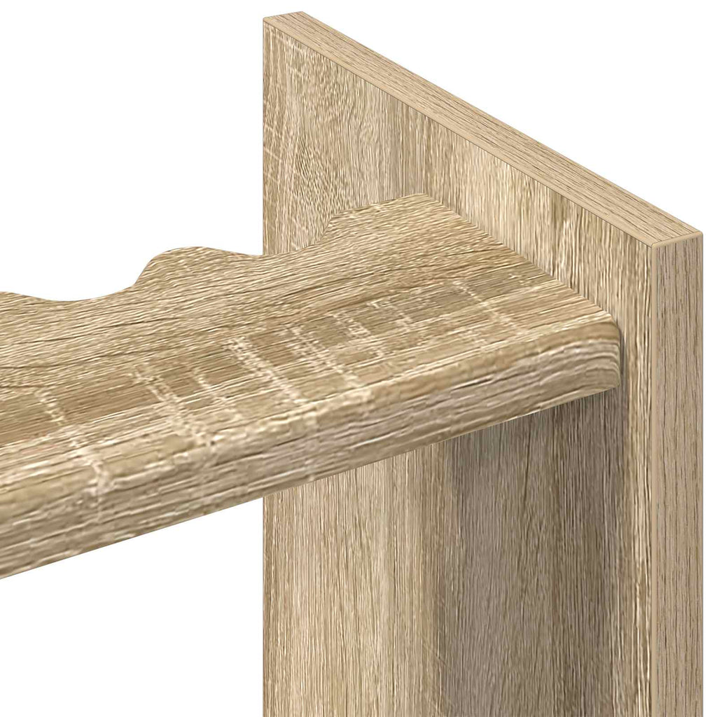 vidaXL Stojak na kij bilardowy Drewno inżynieryjne 60 x 20 x 57 cm