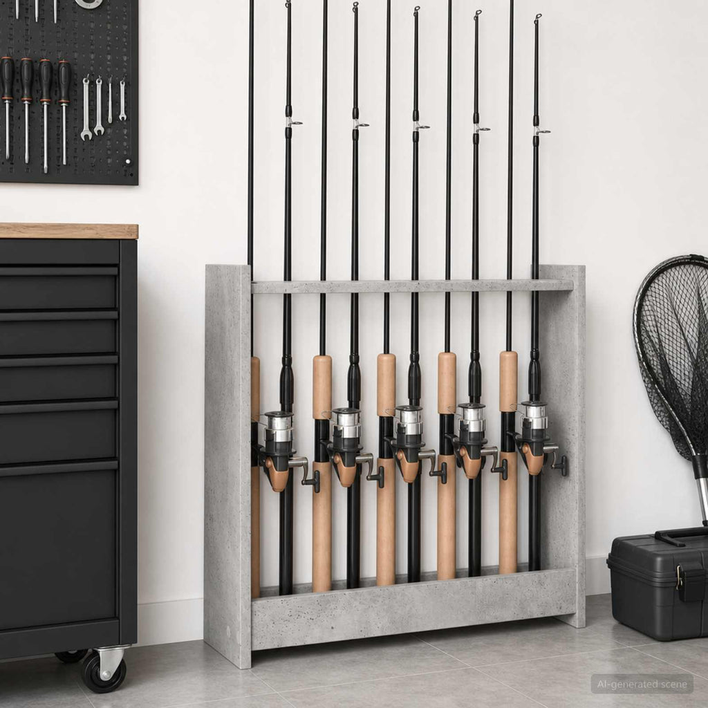 vidaXL Stojak na kij bilardowy Drewno inżynieryjne 60 x 20 x 57 cm