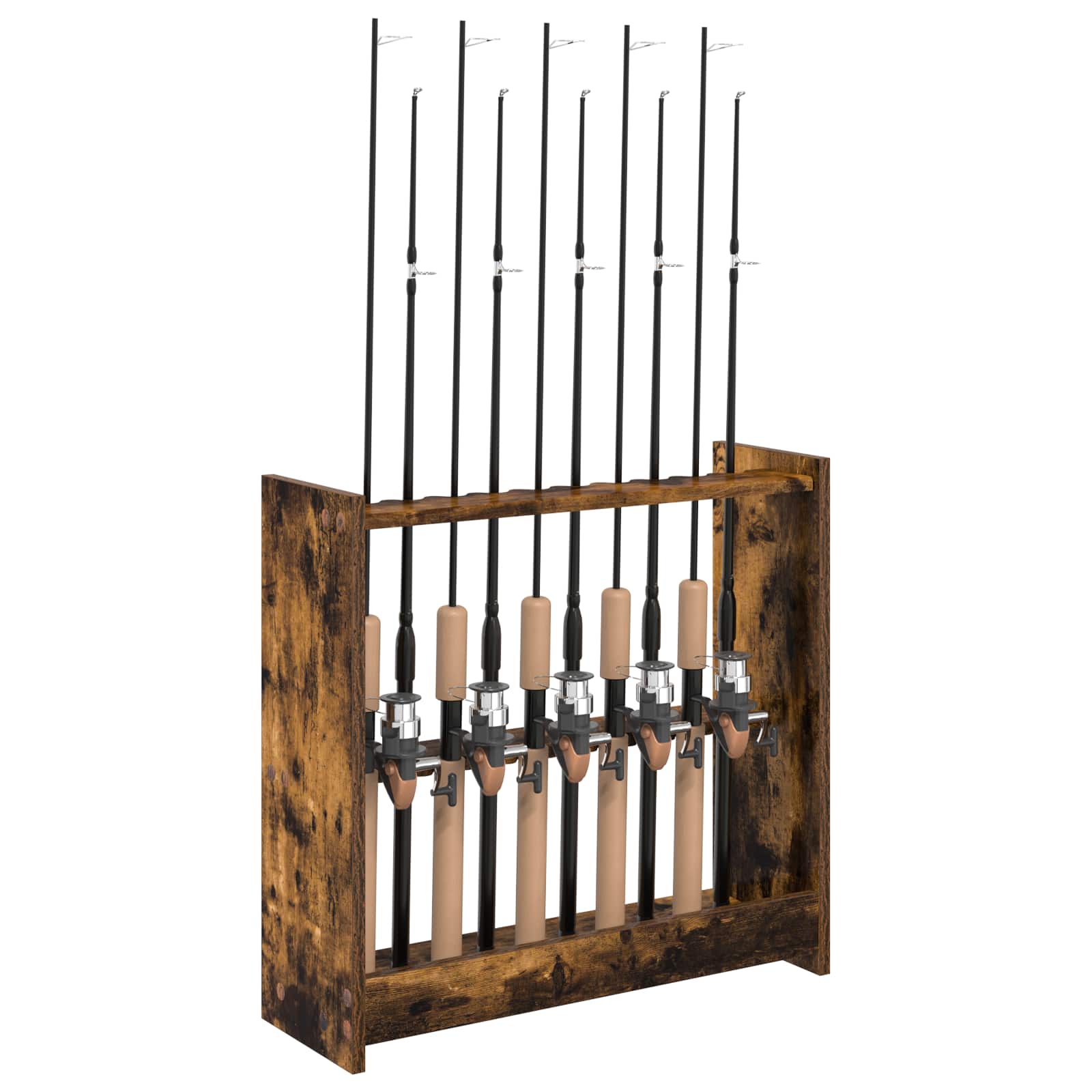 vidaXL Stojak na kij bilardowy Drewno inżynieryjne 60 x 20 x 57 cm