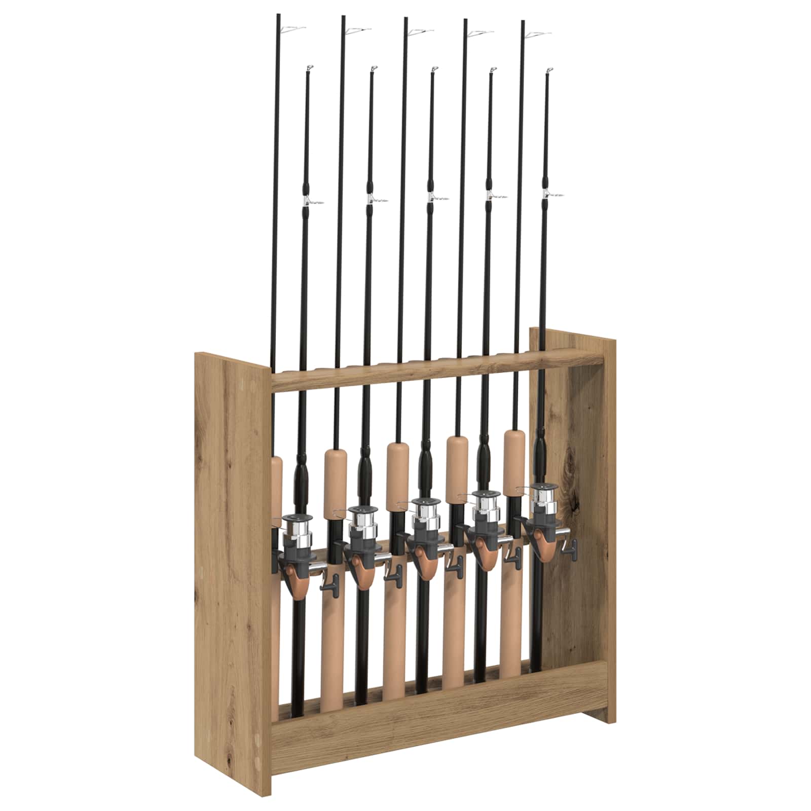 vidaXL Stojak na kij bilardowy Drewno inżynieryjne 60 x 20 x 57 cm