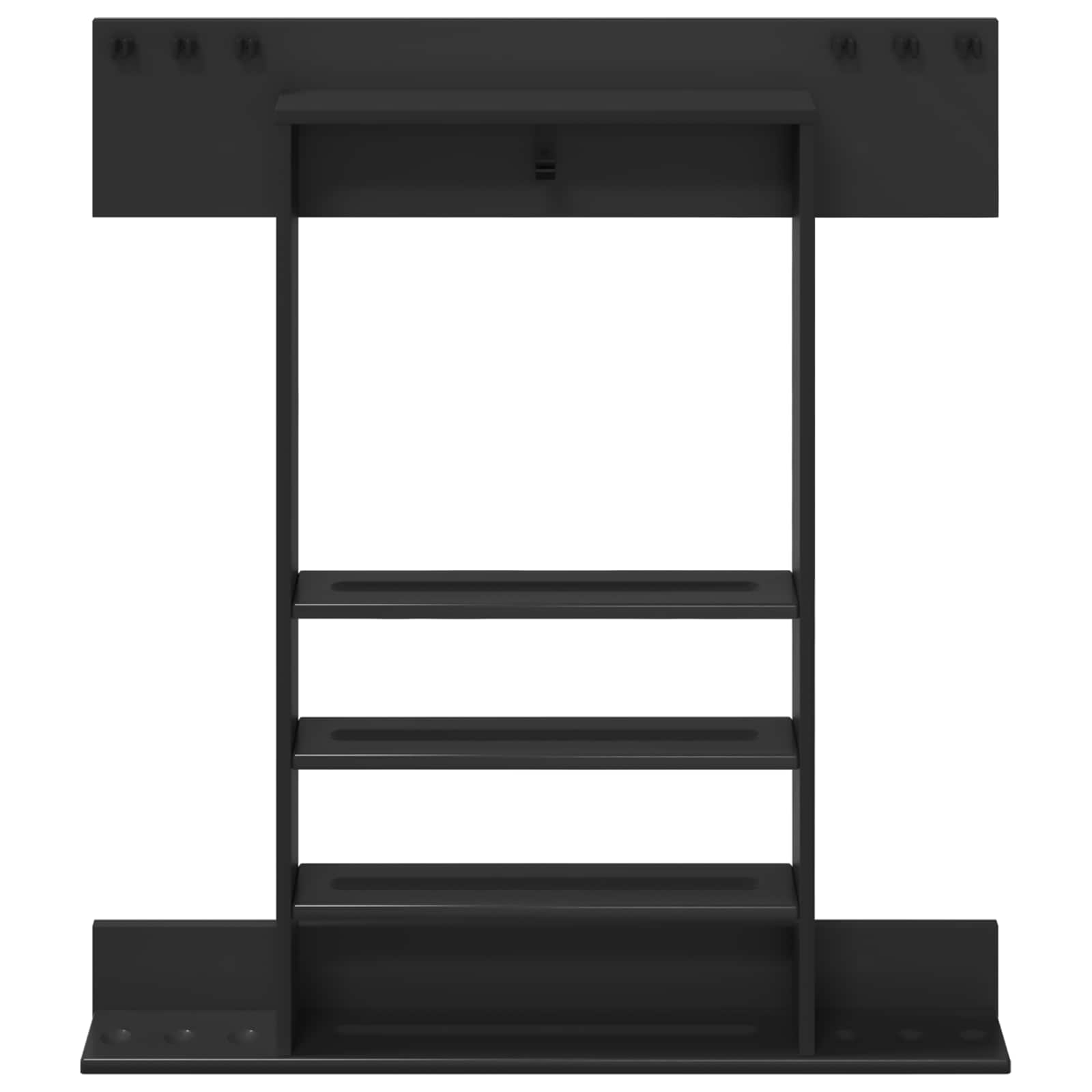 vidaXL Stojak na kij bilardowy Drewno inżynieryjne 93 x 12 x 103 cm