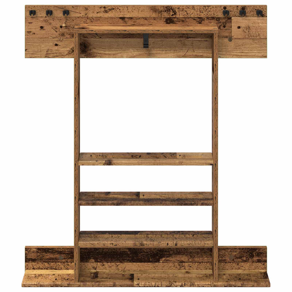 vidaXL Stojak na kij bilardowy Drewno inżynieryjne 93 x 12 x 103 cm