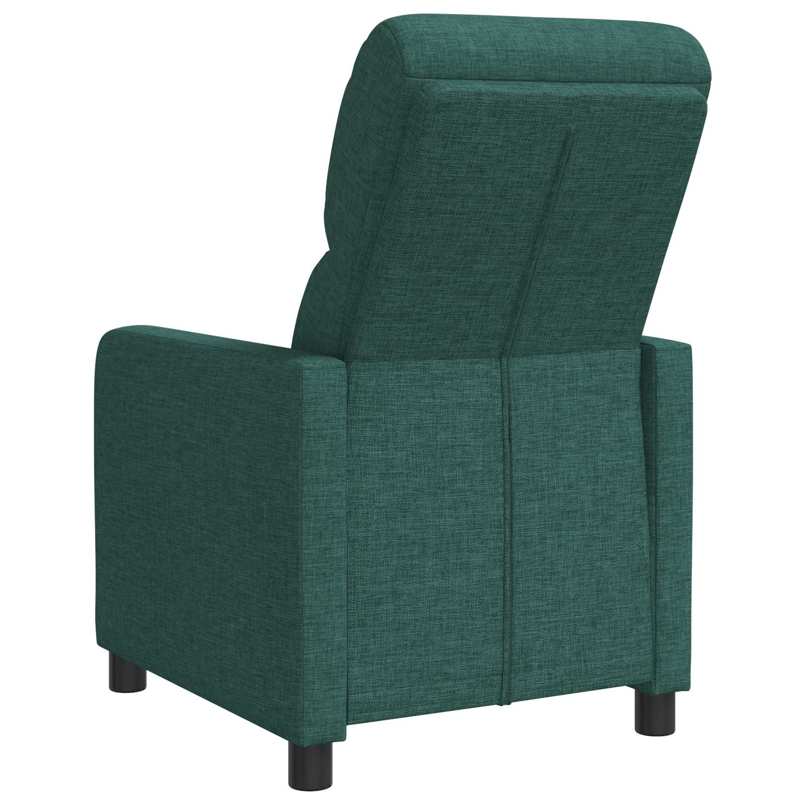 vidaXL Fotel recliner Ciemnozielony tkanina