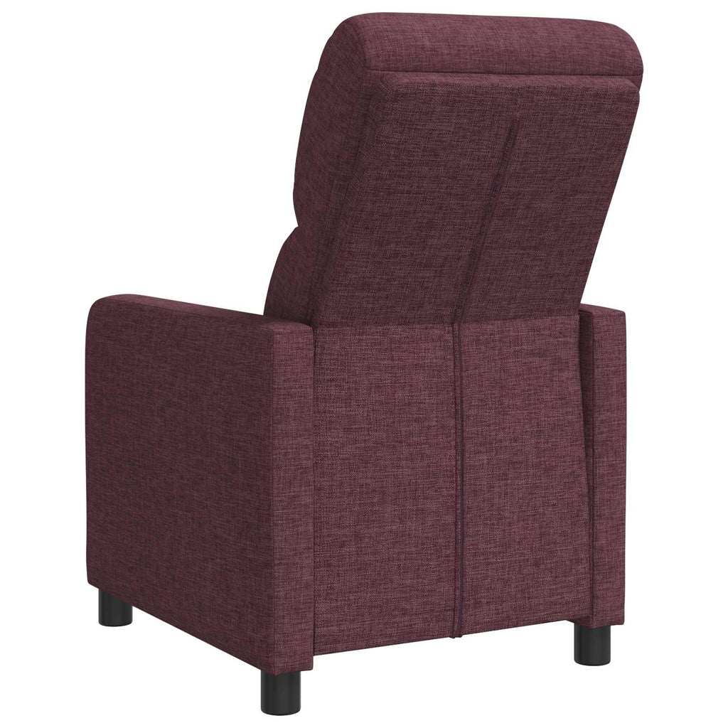 vidaXL Fotel recliner Fioletowy tkanina