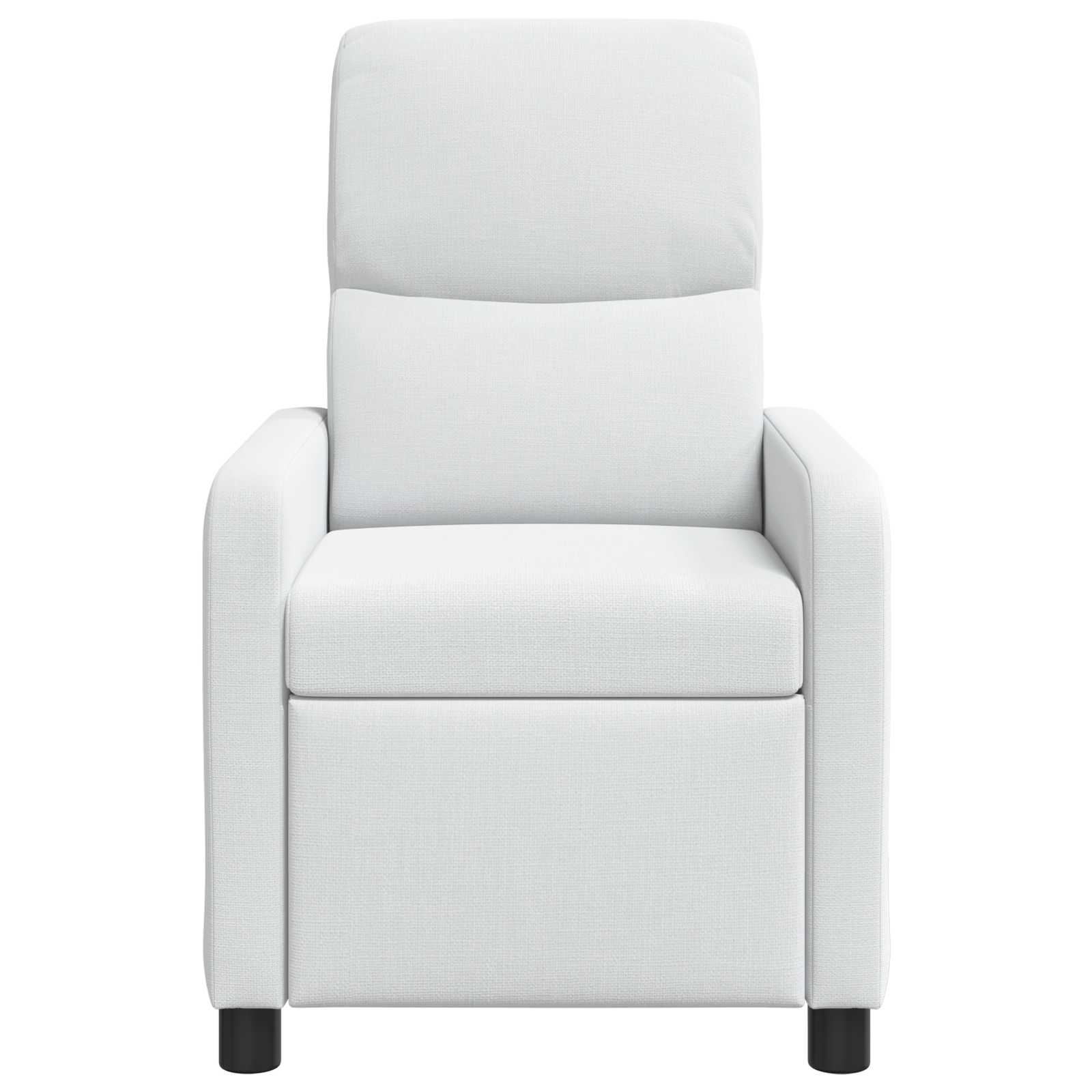 vidaXL Fotel recliner Biały tkanina
