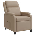 vidaXL Fotel recliner Cappuccino Ekoskóra