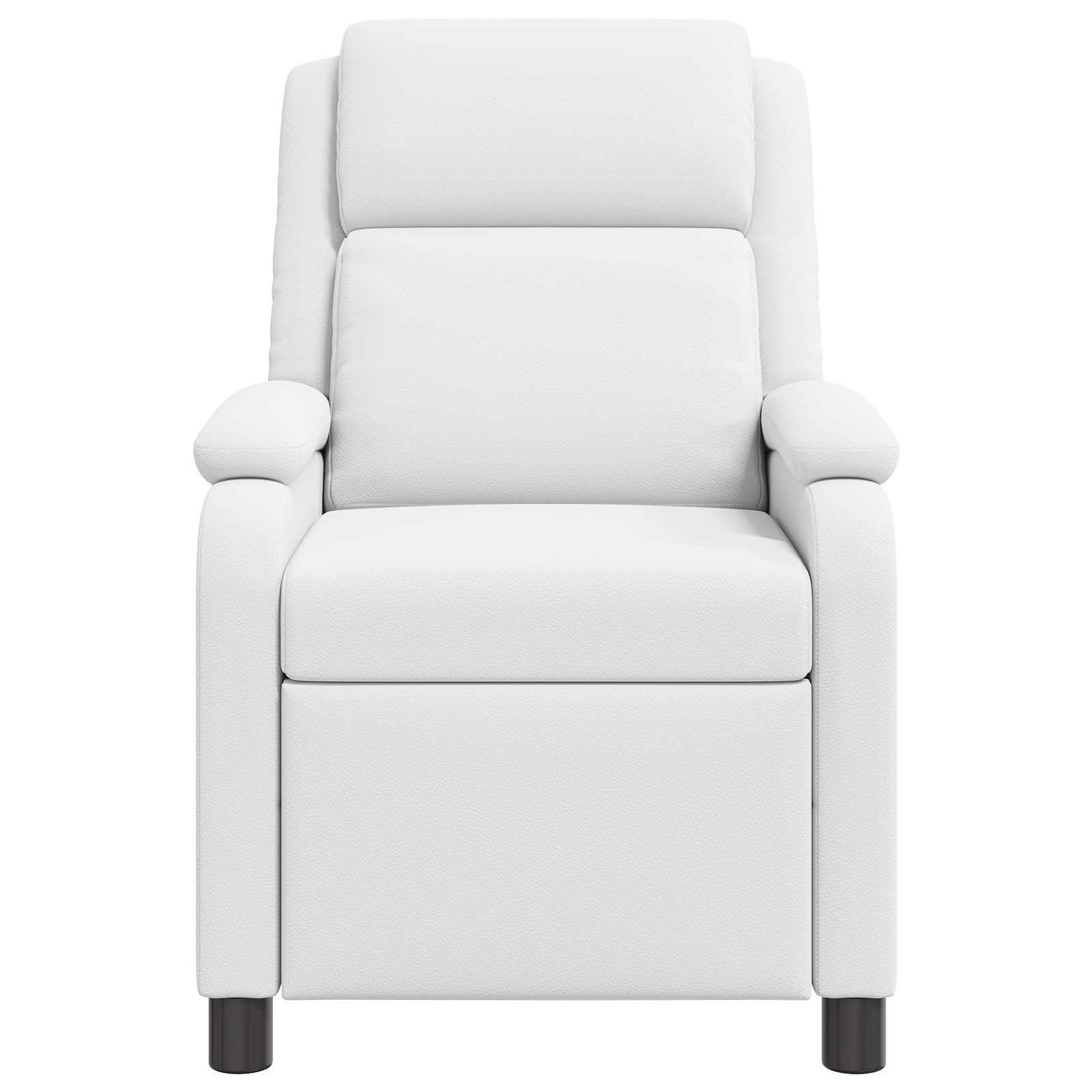 vidaXL Fotel recliner Biały Ekoskóra