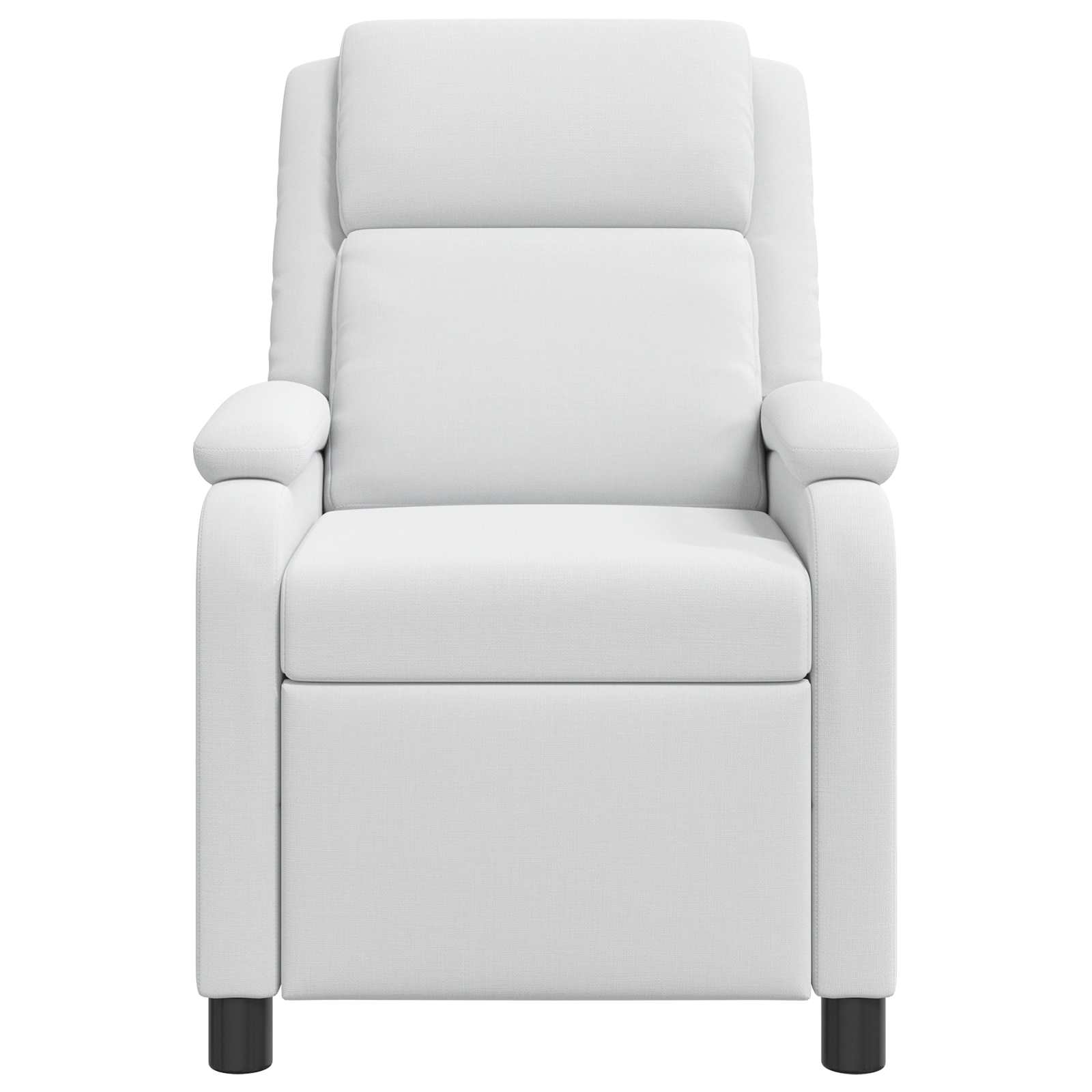 vidaXL Fotel recliner Biały tkanina