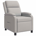 vidaXL Fotel recliner Szary chmur tkanina