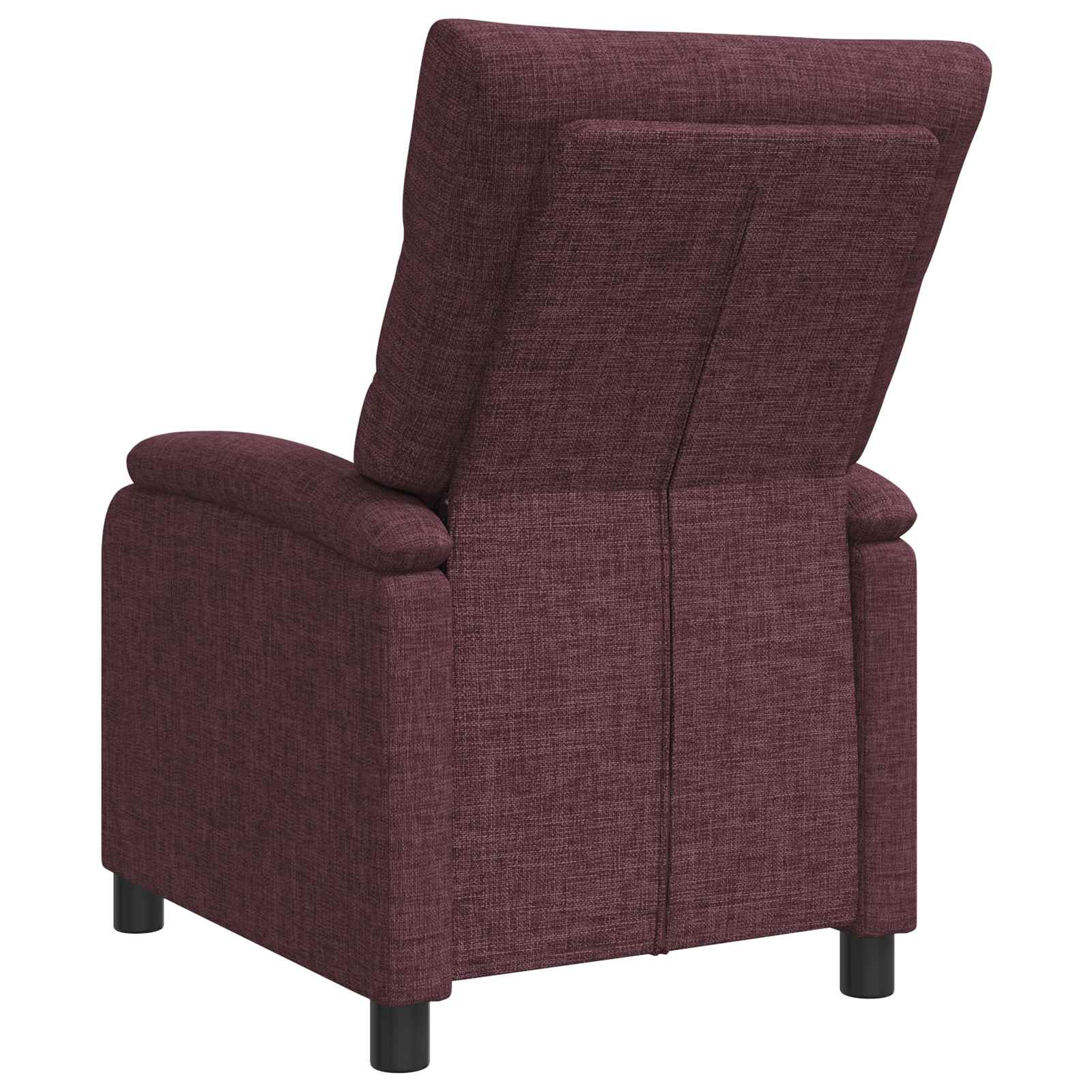 vidaXL Fotel recliner Fioletowy tkanina