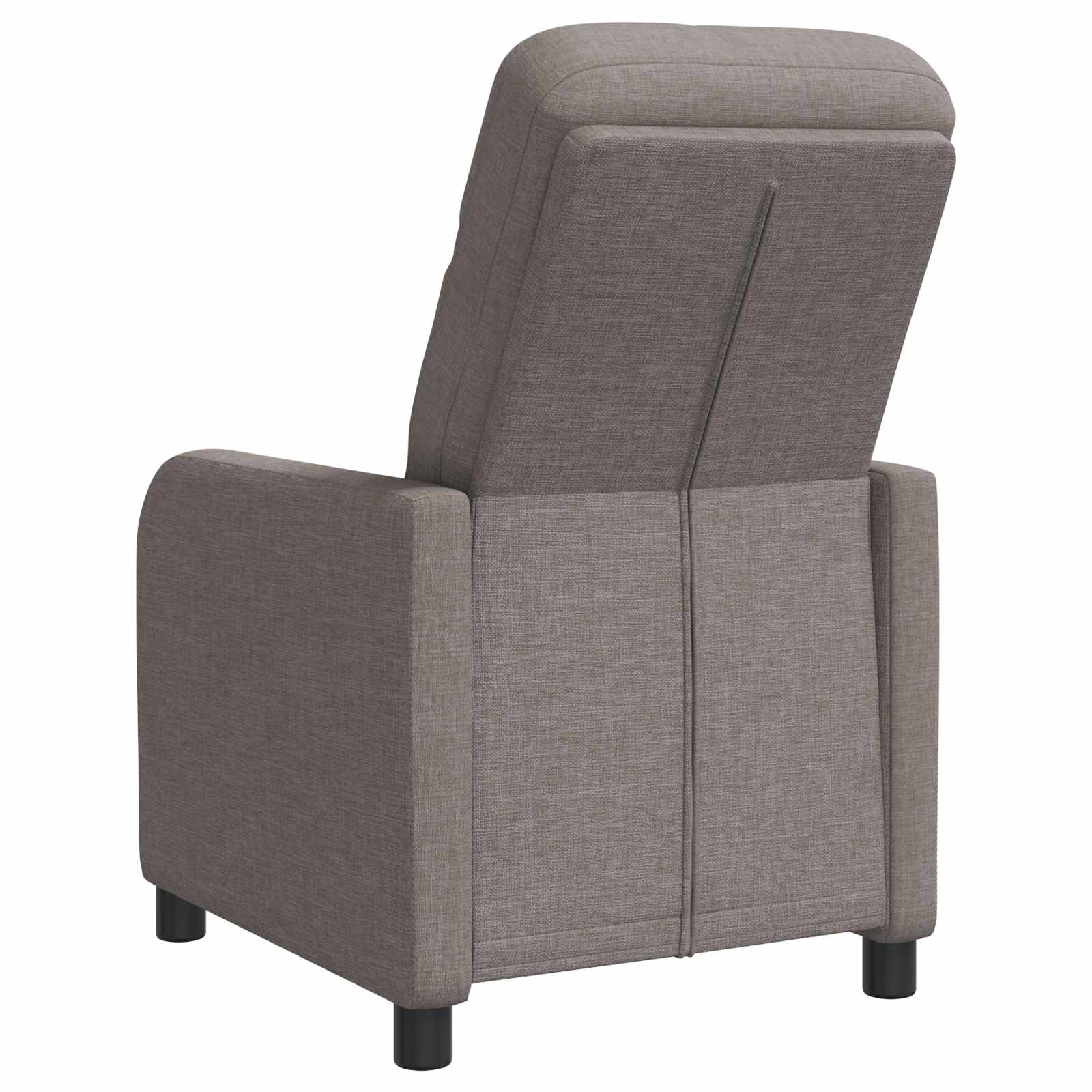 vidaXL Fotel recliner Ciemnoszary tkanina