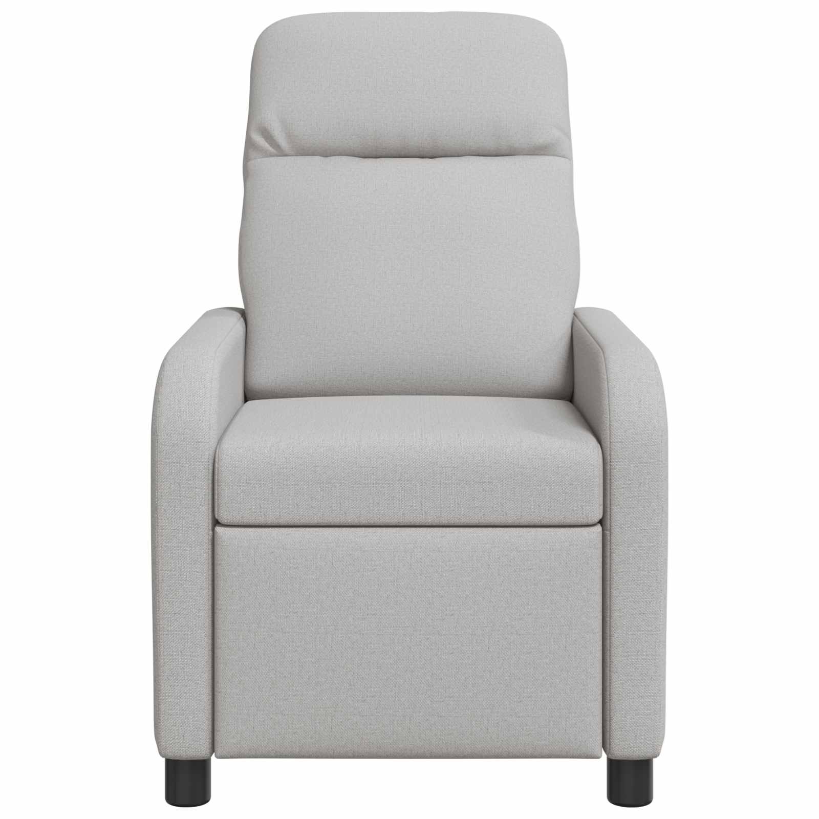 vidaXL Fotel recliner Szary chmur tkanina