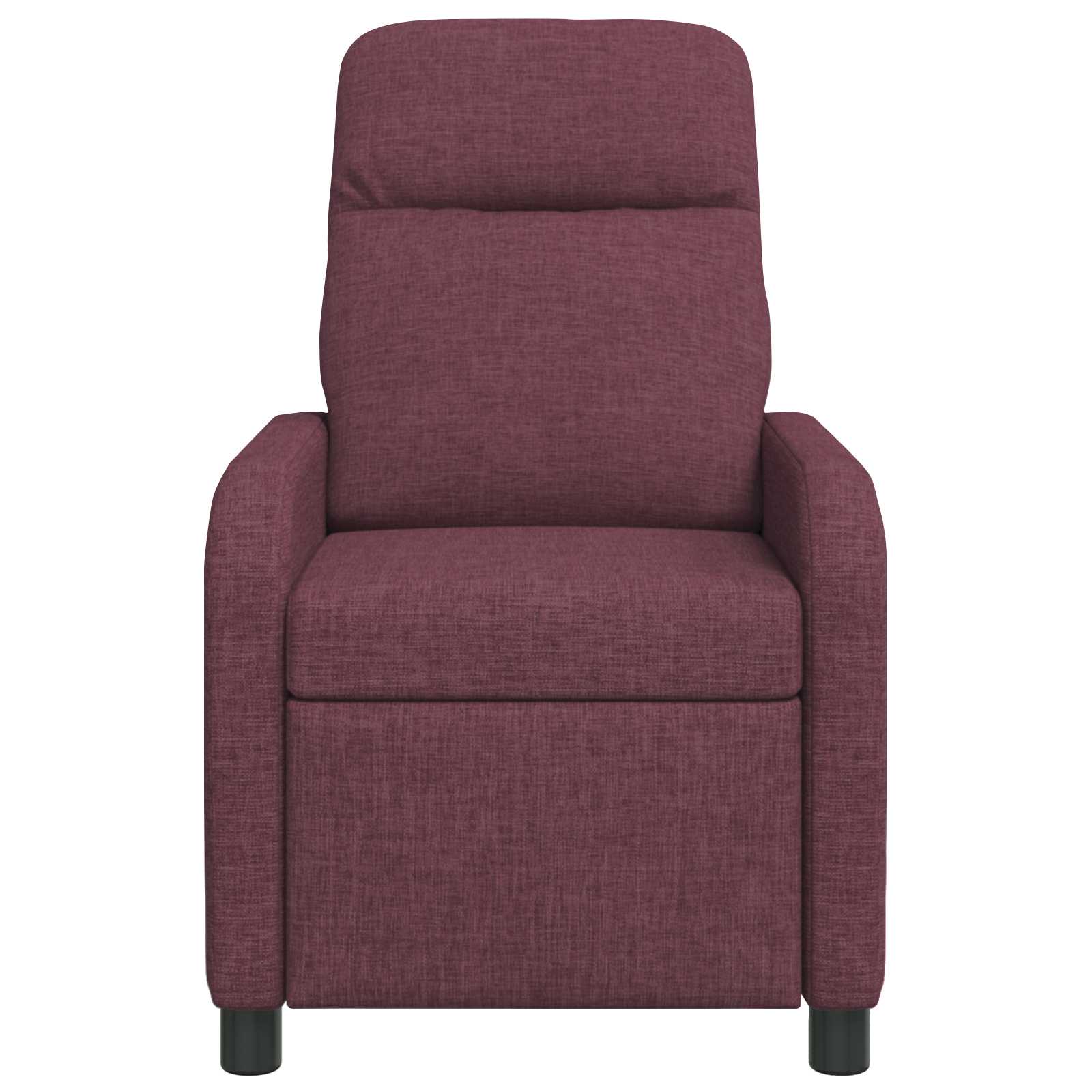 vidaXL Fotel recliner Fioletowy tkanina