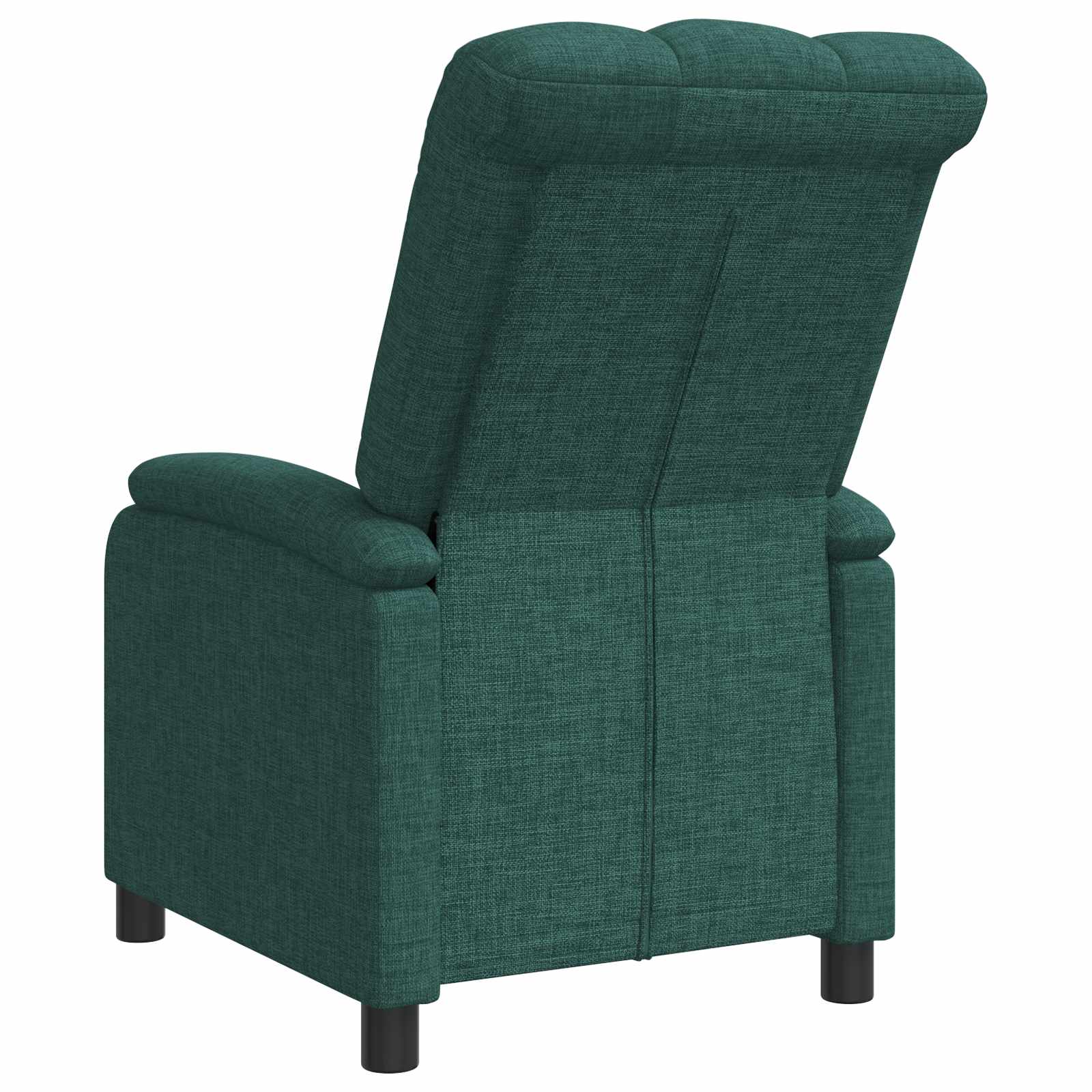vidaXL Fotel recliner Ciemnozielony tkanina