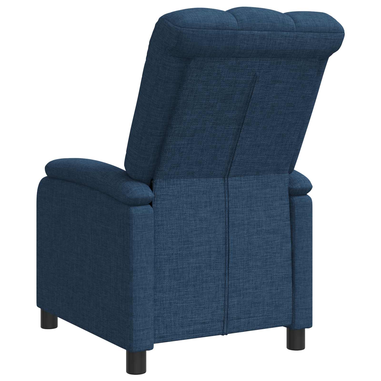 vidaXL Fotel recliner niebieski tkanina