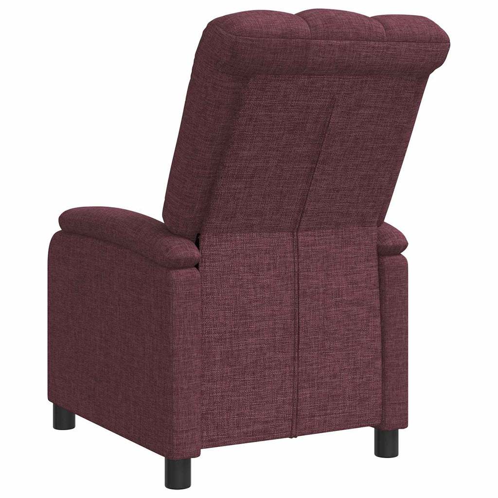 vidaXL Fotel recliner Fioletowy tkanina