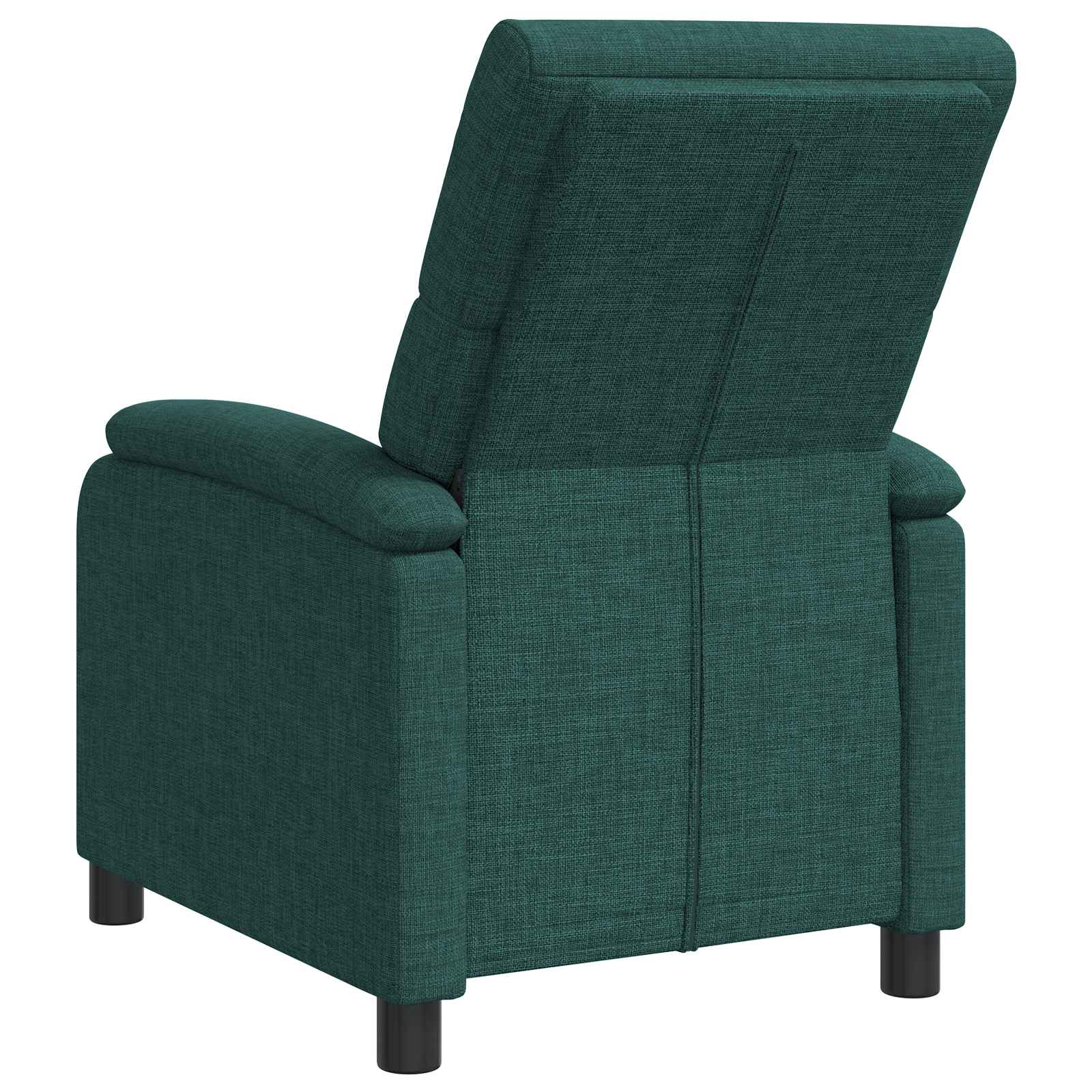 vidaXL Fotel recliner Ciemnozielony tkanina