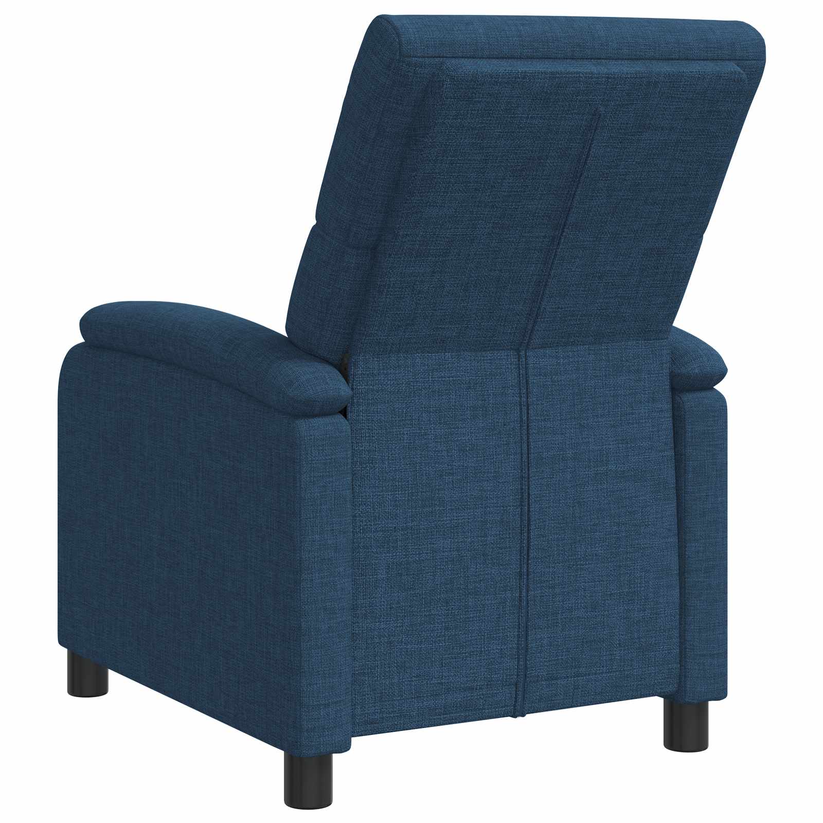 vidaXL Fotel recliner niebieski tkanina