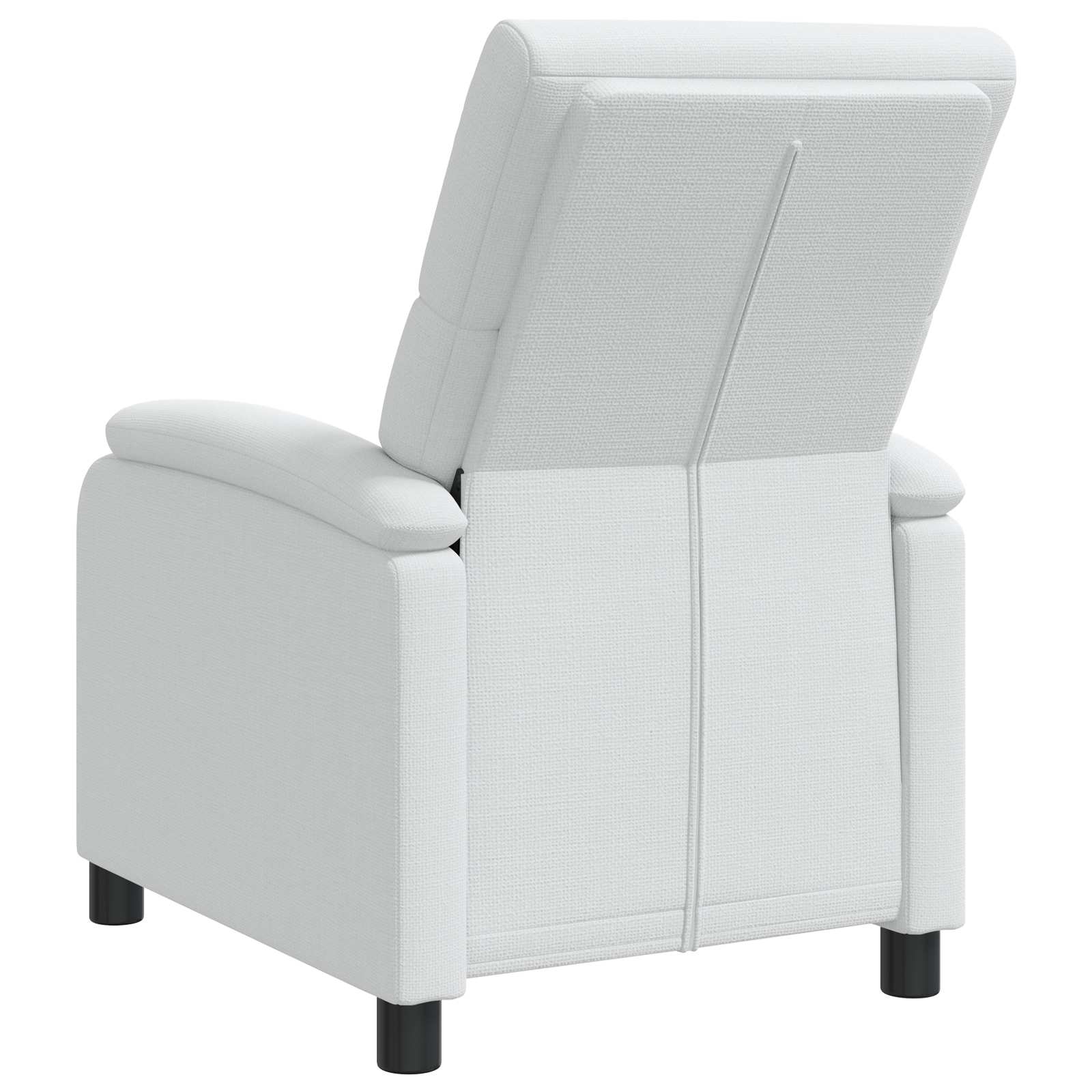 vidaXL Fotel recliner Biały tkanina