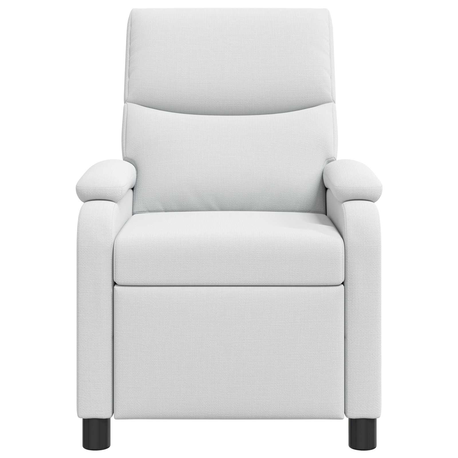vidaXL Fotel recliner Biały tkanina