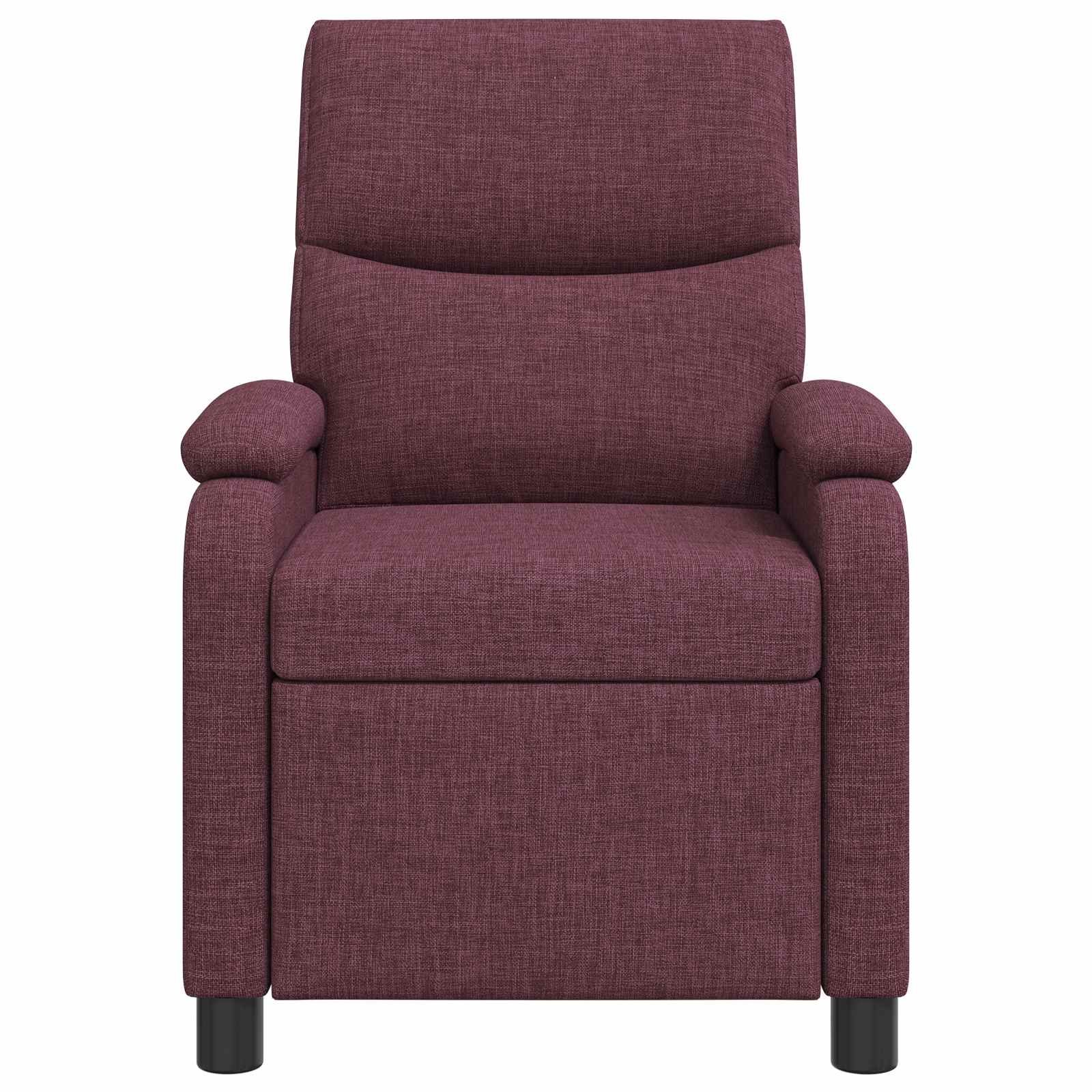 vidaXL Fotel recliner Fioletowy tkanina