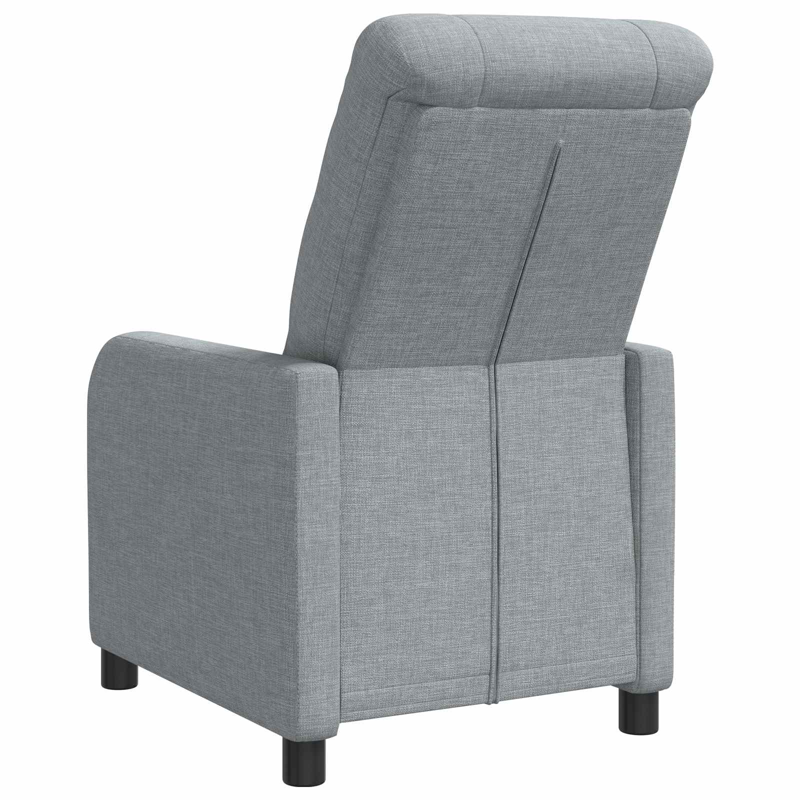 vidaXL Fotel recliner jasnoszary tkanina