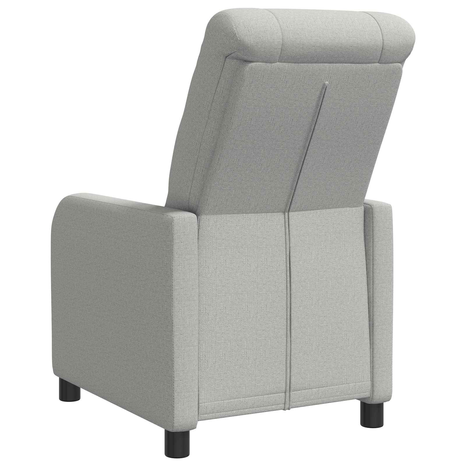 vidaXL Fotel recliner Szary chmur tkanina