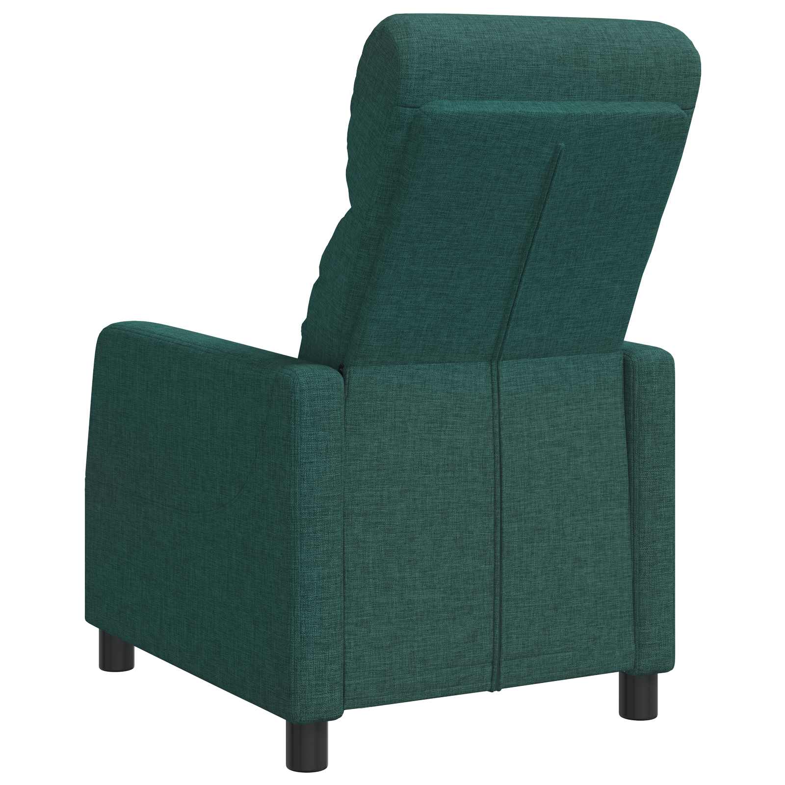 vidaXL Fotel recliner Ciemnozielony tkanina