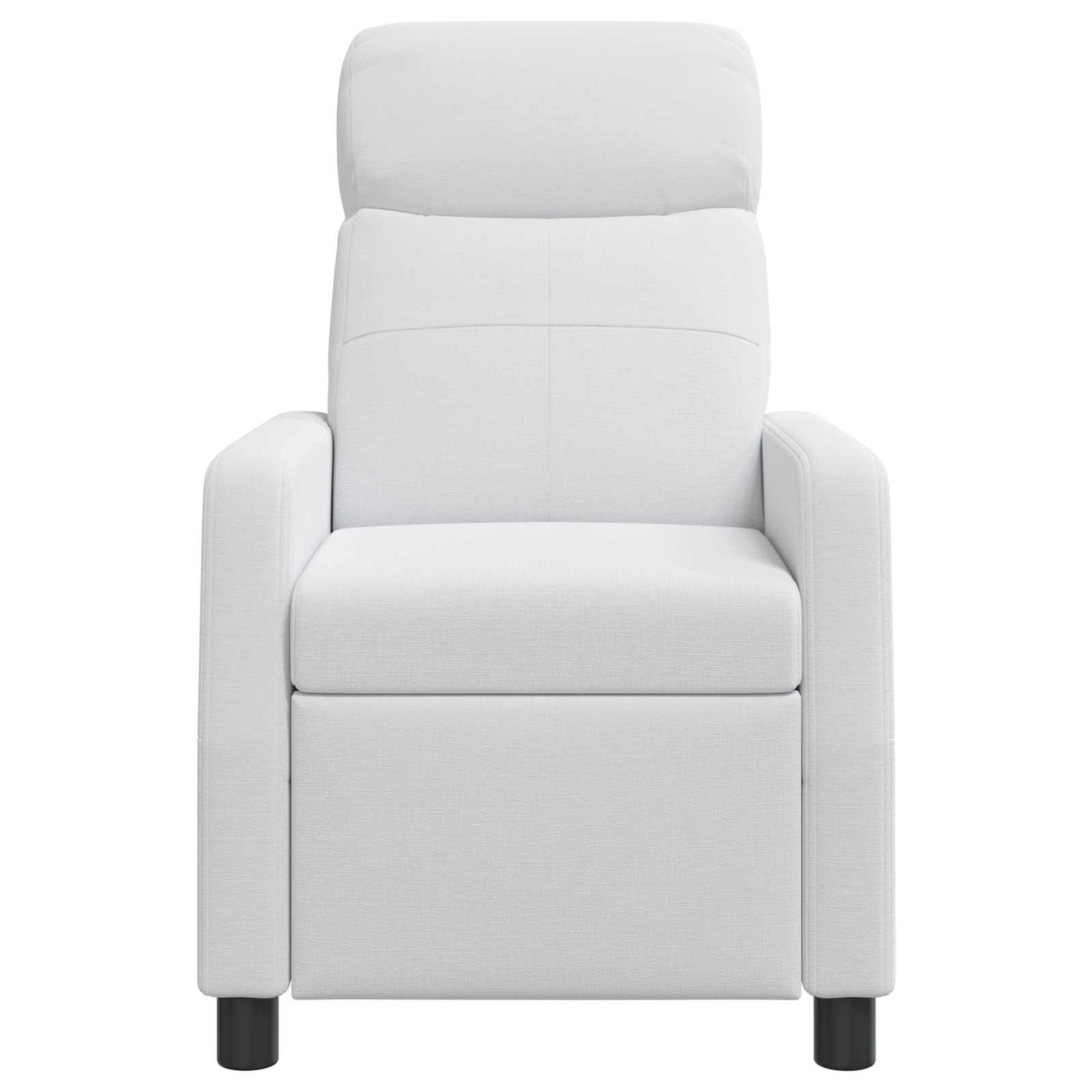 vidaXL Fotel recliner Biały tkanina